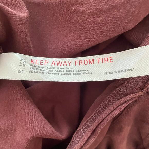 Free People Movement Hot Shot Tee Romper Brown Size XS - Picture 10 of 11